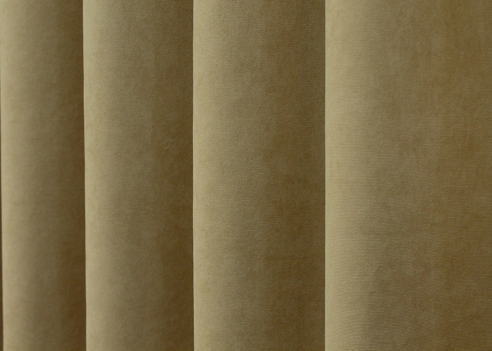 Шторна тканина мікровелюр Petek колір пісочний 1515ш Київ - фото 2