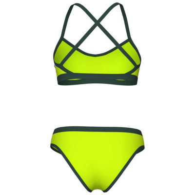 Купальник Arena Icons Bikini Cross Back Solid 005037-660 Салатовий 36 (3468337529231) Винница - изображение 8
