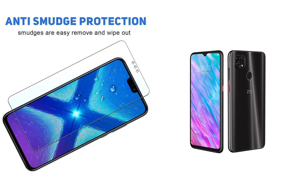 Захисне скло NeoGlass для ZTE Blade 20 Smart – надпрозоре та стійке Київ - фото 3