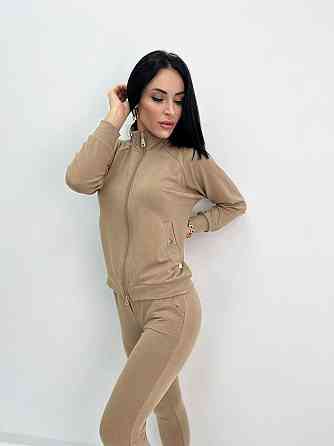 Жіночий спортивний костюм "Advice" оптом | Батал | Розпродаж моделі Капучіно, 50-52 Київ