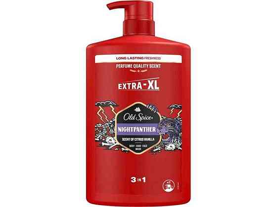 Гель-шампунь для душу 1л Night Panther ТМ OLD SPICE Київ