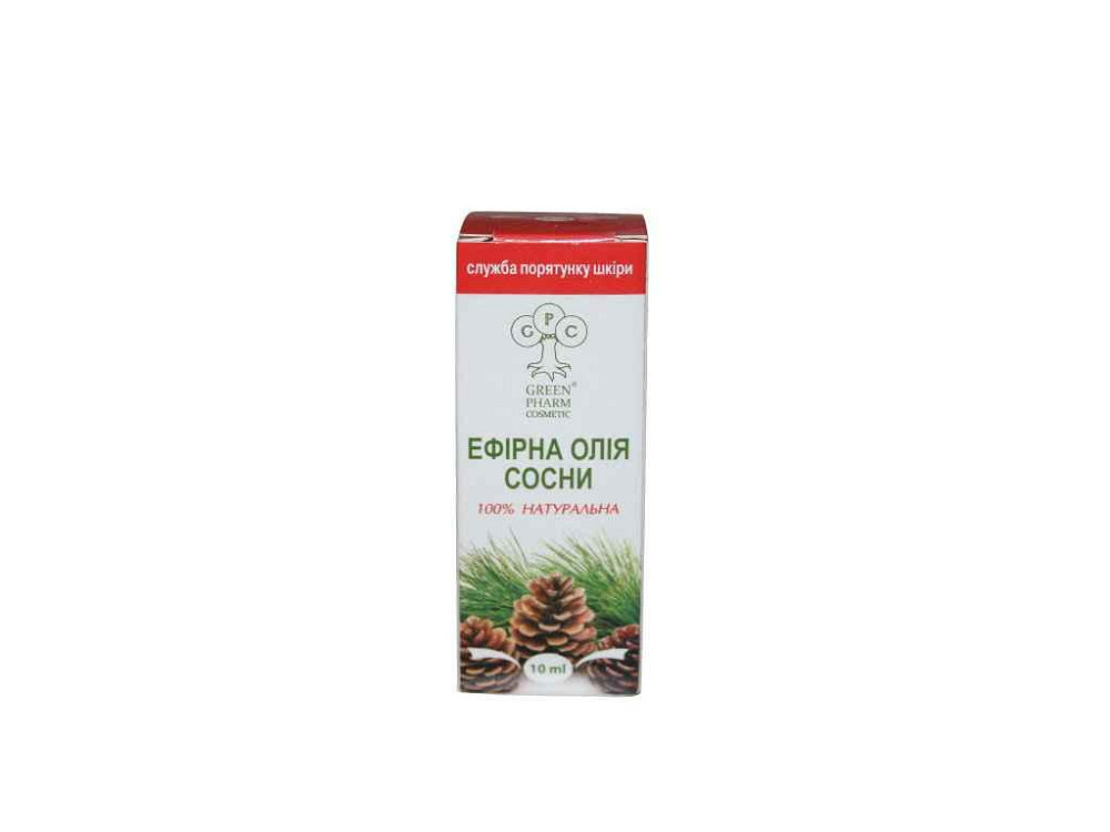 Ефірна олія Сосни 10мл ТМ Green Pharm Київ - фото 1
