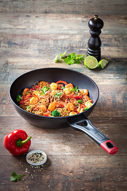 Сковорода Pyrex Optima 28 см, WOK (7120926) Київ - фото 8