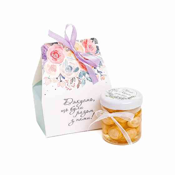 Бонбоньерки на свадьбу, с медом и фундуком. 