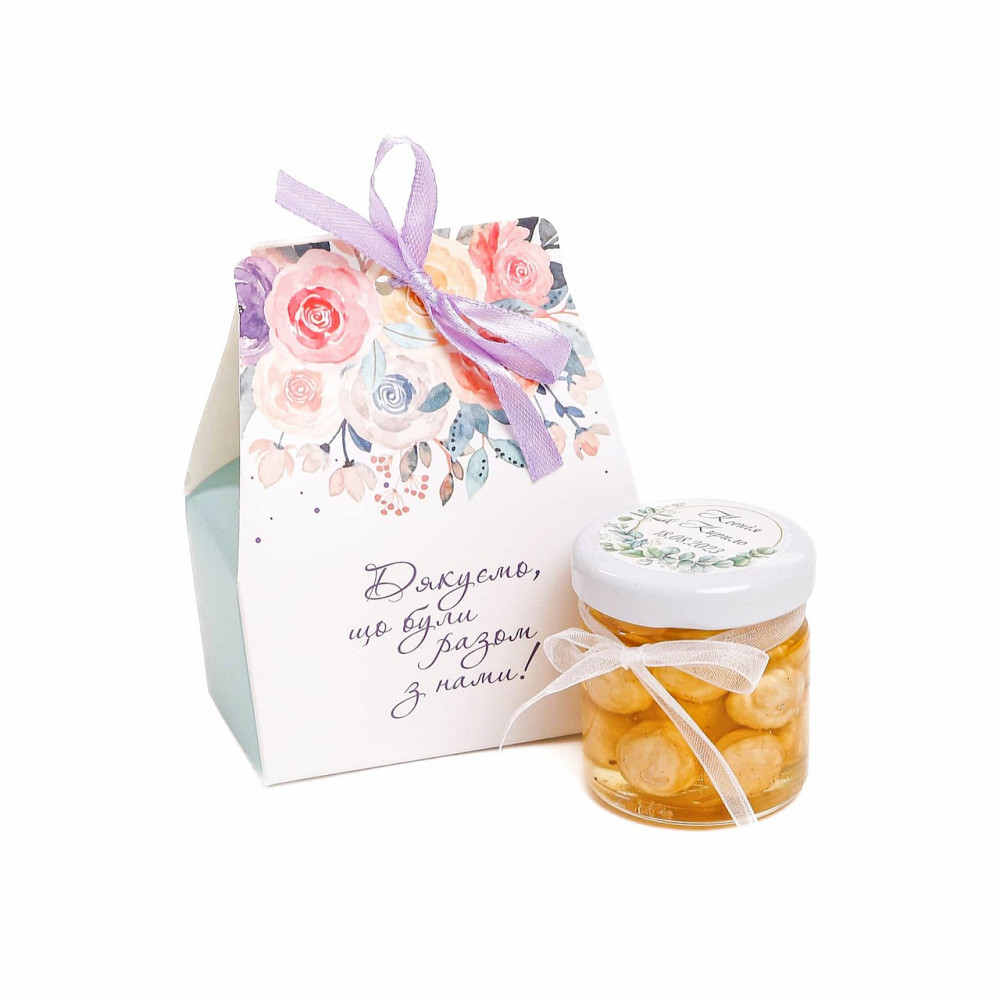 Бонбоньерки на свадьбу, с медом и фундуком. 