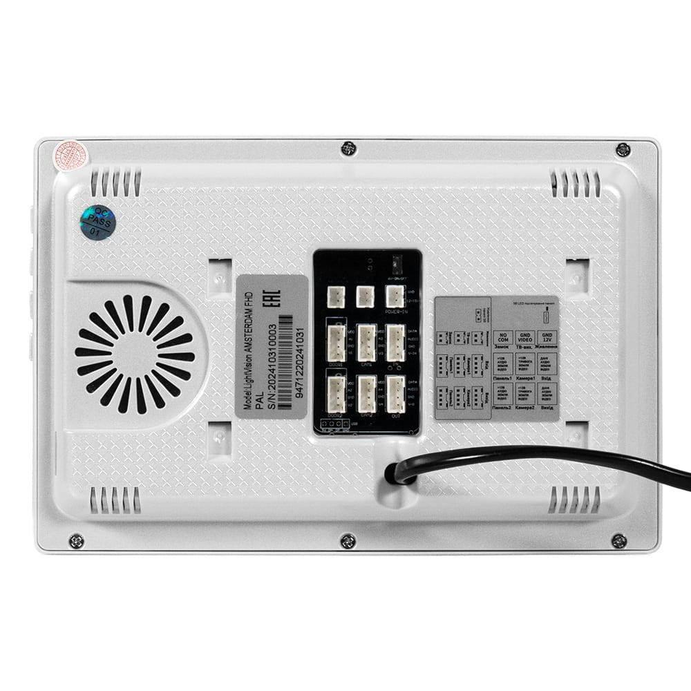 Відеодомофон 7" Light Vision AMSTERDAM FHD White (82-00206) Київ - фото 8