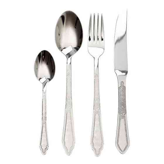 Золотий набір столових приборів на 6 осіб, 24 предмета Київ