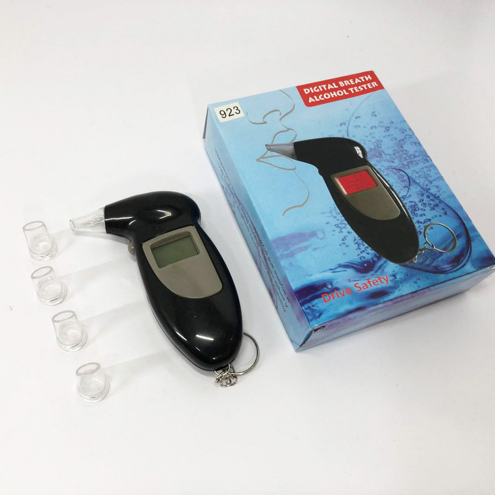 Алкотестер с подсветкой, Алко тест, Бытовой алкотестер с экраном Электронный жк-дисплеем JC-11 Львов - изображение 7