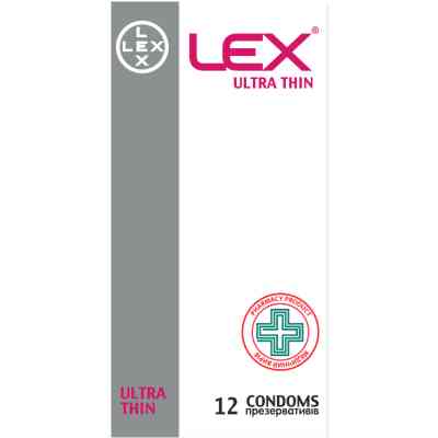Презервативи Lex Condoms Ultra Thin 12 шт. (4820144771958) Вінниця