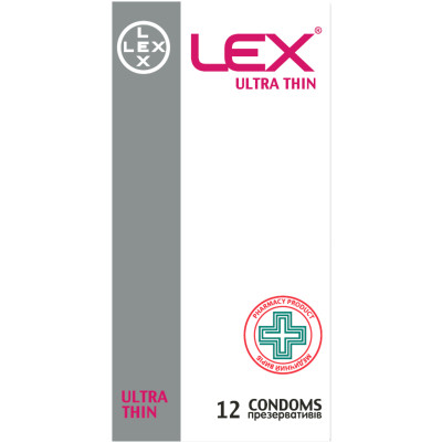 Презервативи Lex Condoms Ultra Thin 12 шт. (4820144771958) Вінниця - фото 1