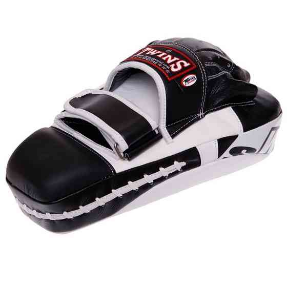 Лапа вигнута для боксу та єдиноборств TWINS PML21 розмір 33x20x12 см чорний-білий Київ