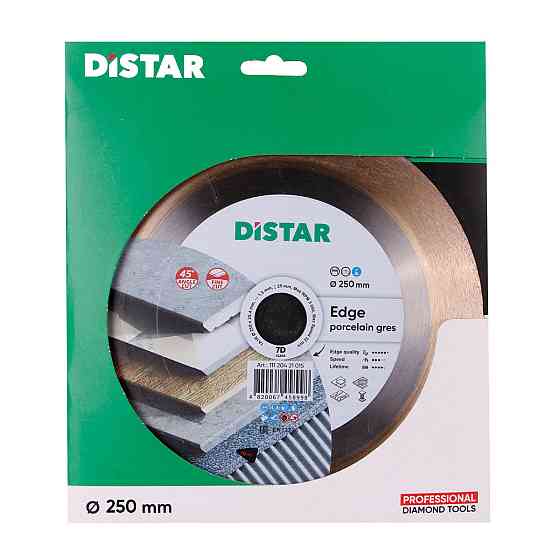Диск алмазный отрезной Distar 7D 1A1R 250 EDGE 250x25,4 керамика, мрамор, керамогранит 11120421019 Киев