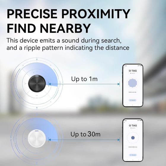 Bluetooth-трекеры GLOBELEC 2 шт. для Android, Google Find Hub, поиск ключей и багажа, BLE, IP65, Black Киев