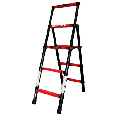 Драбина GTM cтрем'янка телескопічна 4сх., 1,4м (KME5045B) Вінниця - фото 1