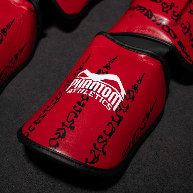 Захист гомілки та стопи Phantom Muay Thai Red S/M Каменское - изображение 7