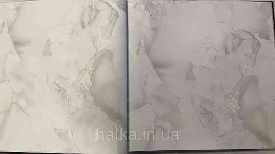 Обои метровые виниловые на флизелине A.S.Creation Elite of Shades1.06x10 под мрамор бело-серый серебро 78657-4 Киев