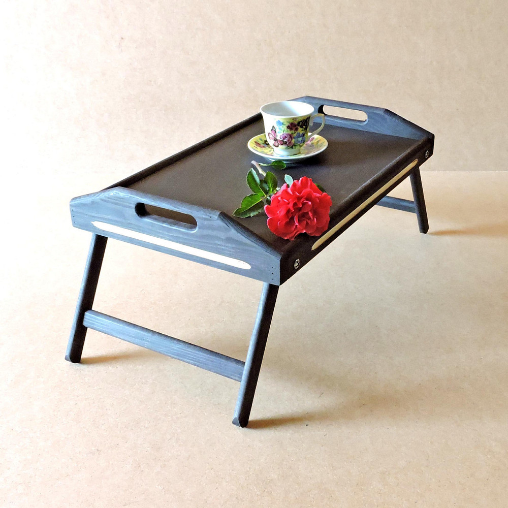 Столик-піднос для сніданку "Флорида" графіт Миколаїв - фото 1