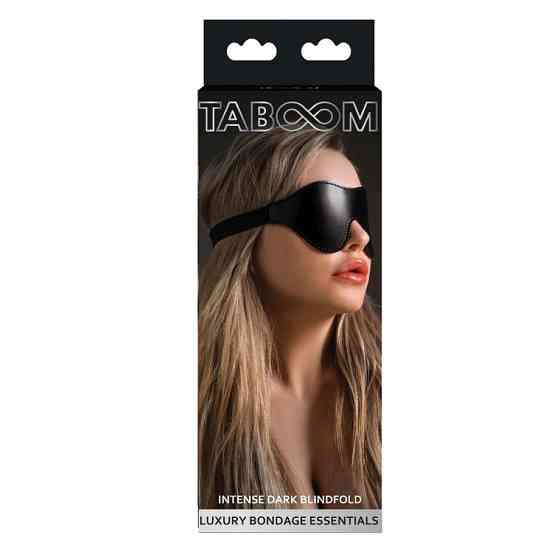 Маска на глаза Taboom Intense Dark Blindfold, черная Sex Aura Киев