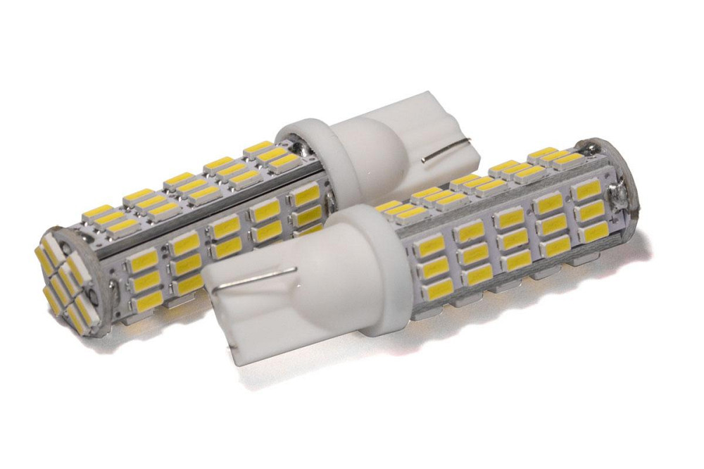 Світлодіодна лампа StarLight T10 68 (60+8) діодів SMD 3020 12 V 2 WHITE Харків - фото 2