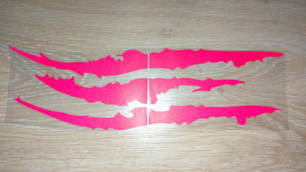 Наклейка на авто в виде Царапин Когтем Киев - изображение 2