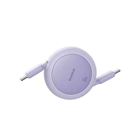 Кабель Baseus Free2Pull Mini Charging Cable USB-C to USB-C 60W 1m Nebula Purple P10364500511-01 Одесса