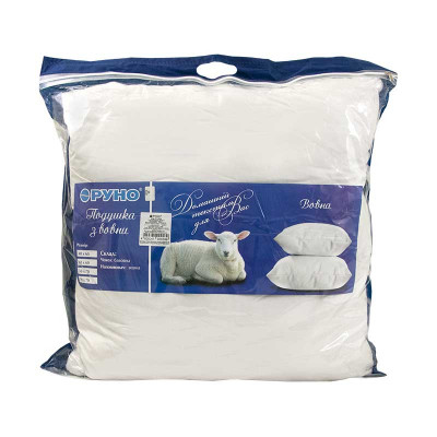 Подушка Руно Вовняна 70х70 см (313ШУ) Вінниця - фото 7