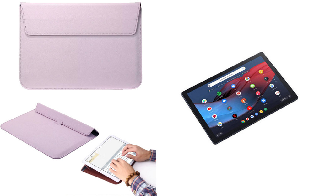 Чохол-конверт VitoCase для Google Pixel Slate m3, з функцією підставки для планшета Фіолетовий Київ - фото 1