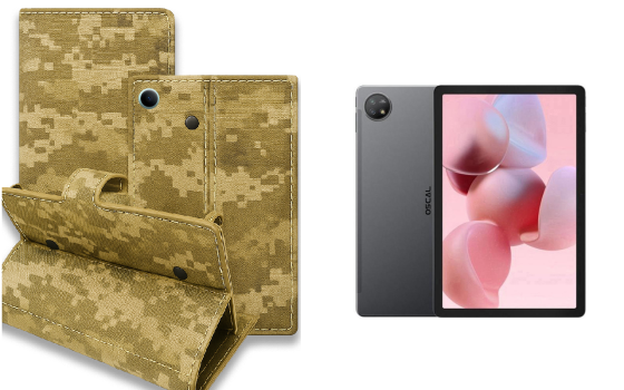 Книжка-трансформер для планшета Blackview Oscal Pad 50, Pad 50 Kids, колір Black Pixel Київ