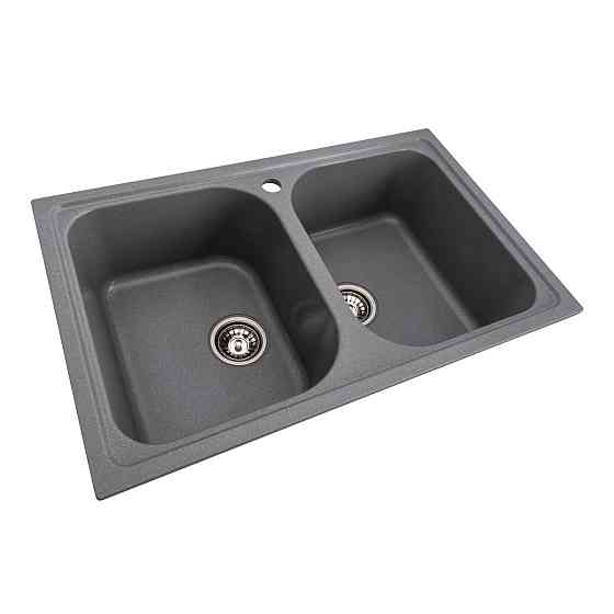 VALESO Гранітна мийка для кухні VALESO 7950 Equatoria матовий Сірий мусон Киев