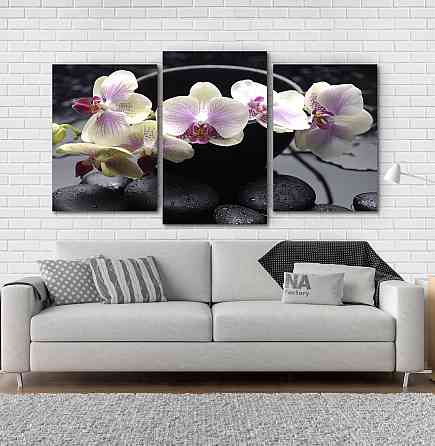 Модульна картина Квіти Орхідея Art-100_3 Київ