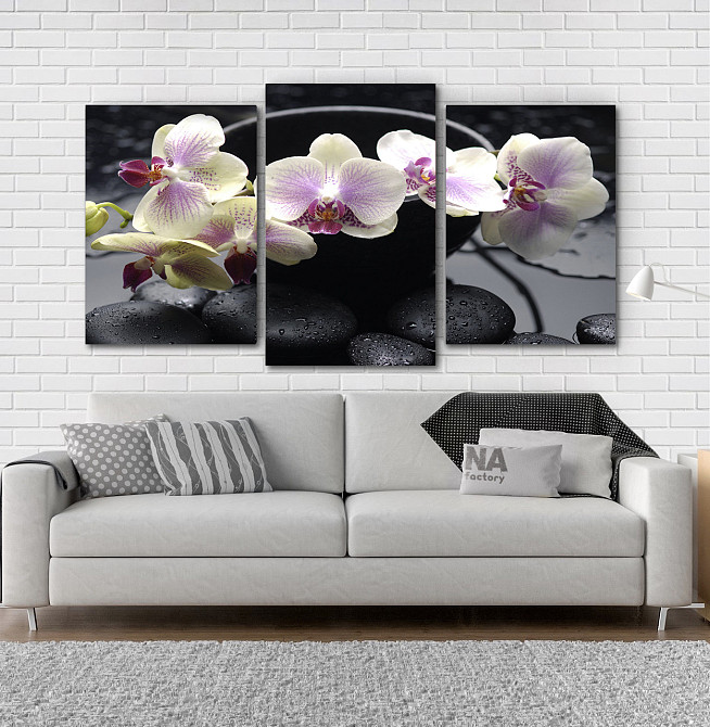 Модульна картина Квіти Орхідея Art-100_3 Київ - фото 2