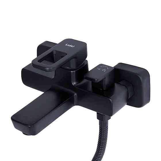 Змішувач для ванни Lidz Wawel 006 (з душовим гарнітуром) (k35) LDWAW006BLA45393 Black Київ