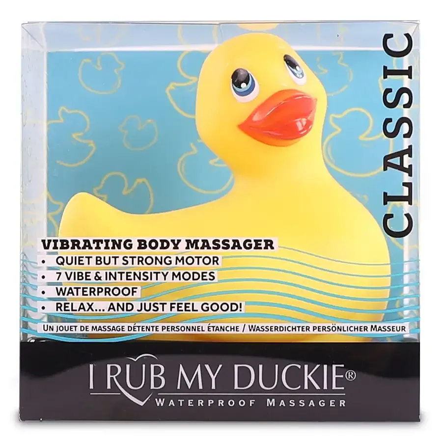 Вібромасажер качечка I Rub My Duckie - Classic Yellow v2.0, скромняжка Львов - изображение 4