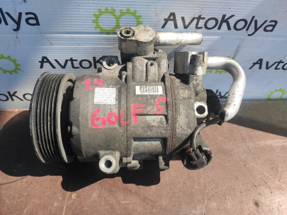 Компресор кондиціонера VW Polo 1.2 / 1.4 бензин 2002-2009 (6Q0-820-808D) Ковель - изображение 1
