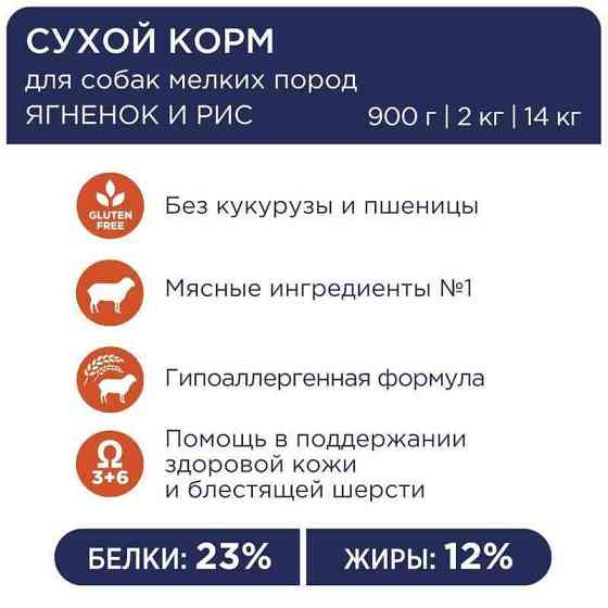 Club 4 Paws (Полуб 4 Лапи) Premium Adult Small Breed Lamb сухий корм з ягням для собак малих порід Запоріжжя