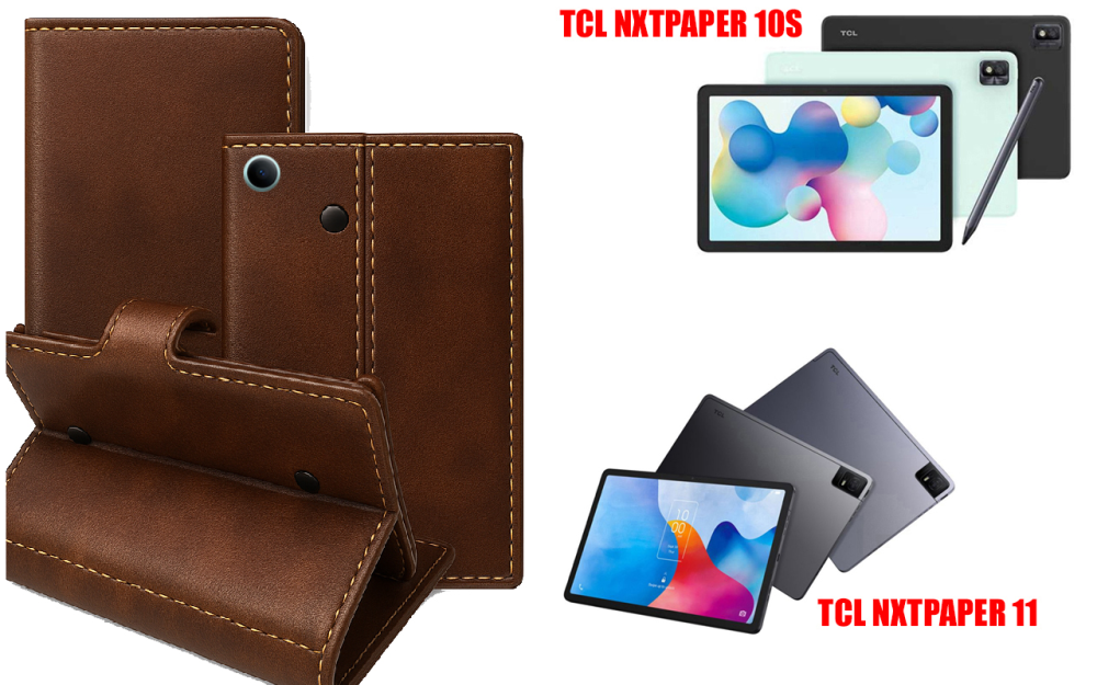 Книжка-трансформер для планшета Tcl Nxtpaper 10S, Nxtpaper 11, колір Black Buno-Red Київ - фото 1
