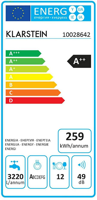 Посудомийна машина Klarstein Amazonia 60 Німеччина Рівне - фото 8