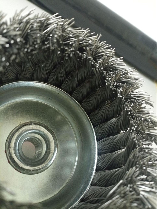 КШМ Щітка дротяна "TOPEX" торцева зі стальних скручених дротиків 100мм 100 Киев - изображение 4