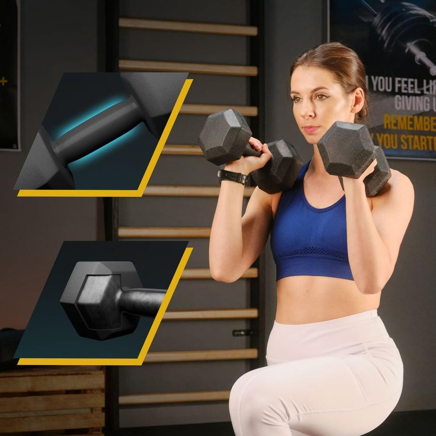 Гантели для фитнеса композитные TREX Sport TX-001CD 2x1кг Киев - изображение 3