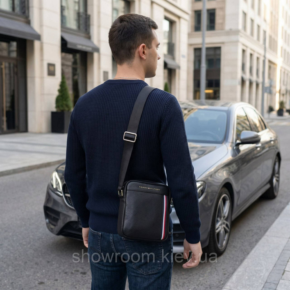Мужская борсетка, сумка на плечо Tommy (6479-2) Киев - изображение 3