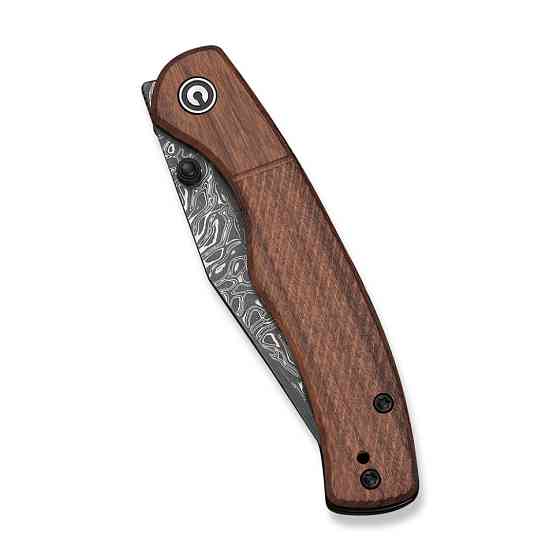 Ніж складаний кишеньковий Civivi Clingman (7.6 см) Damascus / Guibourtia Wood дерево Киев