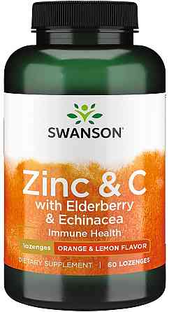 Zinc & C Lozenges 60 Lozenges (Orange-Lemon) Луцьк