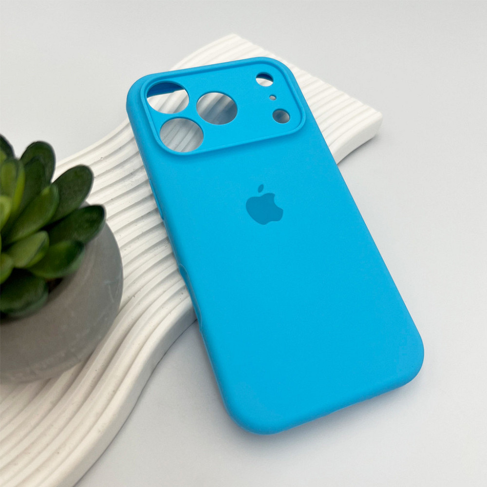 Чохол для смартфона Silicone Full Case AA Camera Protect for Apple iPhone 17 Pro 44,Light Blue Київ - фото 4