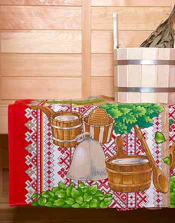 Ecotton Рушник банний Ecotton 100х150 см бавовняний вафельний для лазні Киев