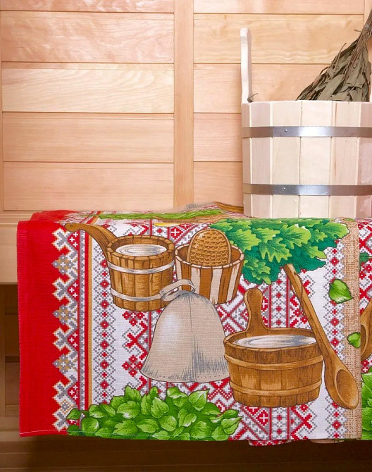 Ecotton Рушник банний Ecotton 100х150 см бавовняний вафельний для лазні Київ - фото 1