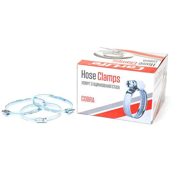 Хомути CarLife оцинковані 80-100/W1, 9х0,67мм, 25шт Киев