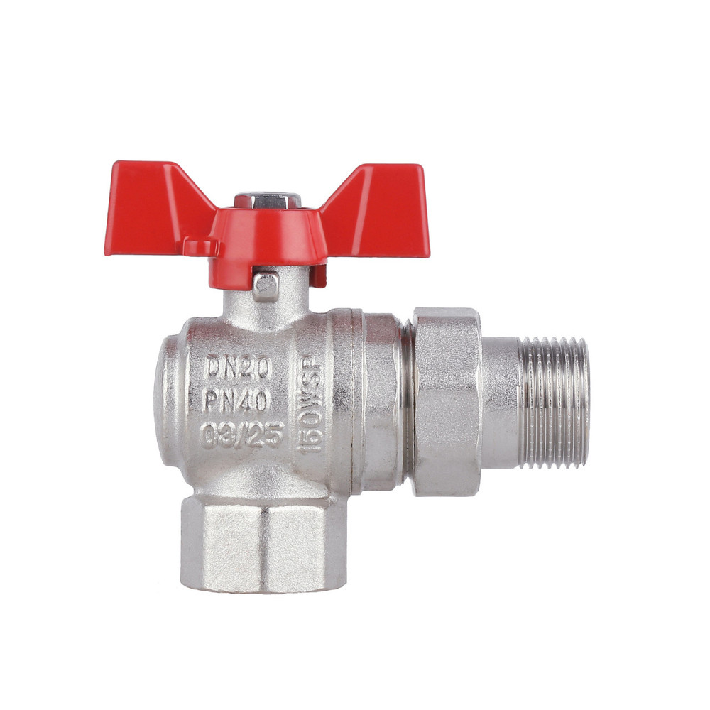 Кран кульовий "Американка" Thermo Alliance Forte 3/4" кутовий SF221W20 Київ - фото 5
