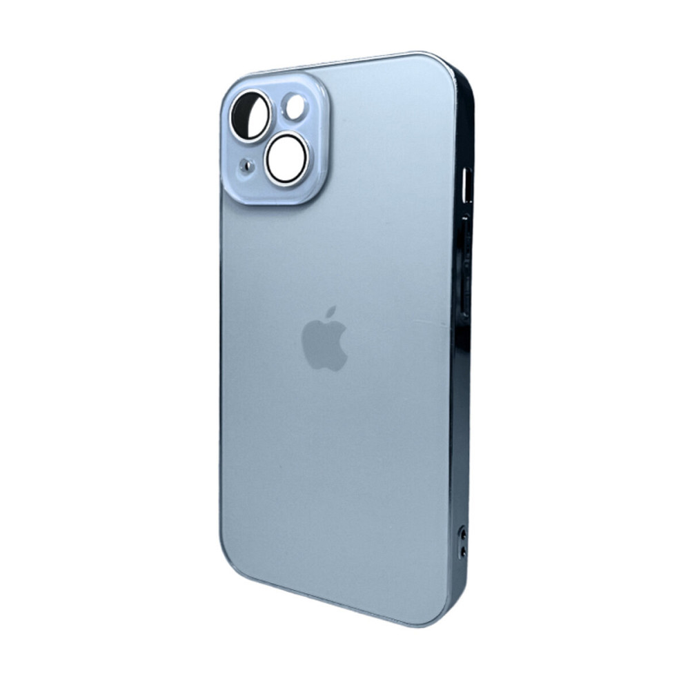 Чохол для смартфона AG Glass Sapphire Frame MagSafe Logo for Apple iPhone 15 Sierra Blue Киев - изображение 1
