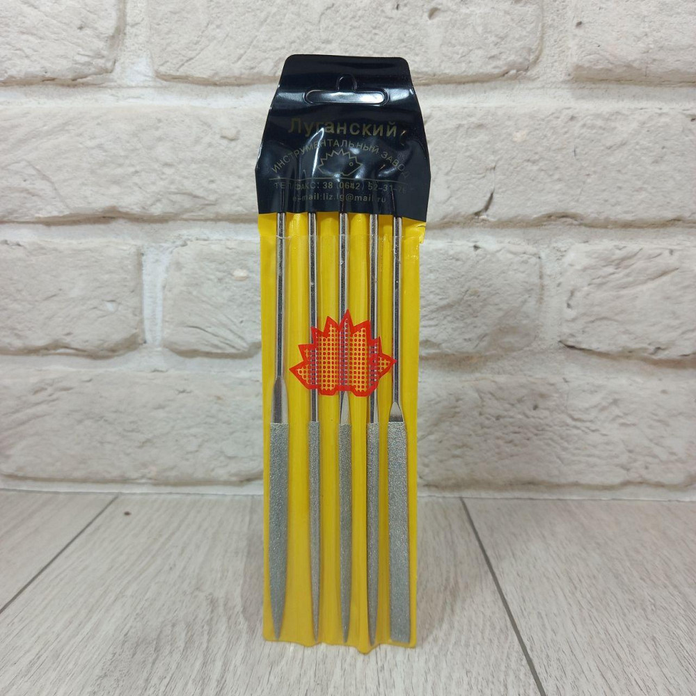 Набор Надфилей Алмазный 10см Луганский Харьков - изображение 1