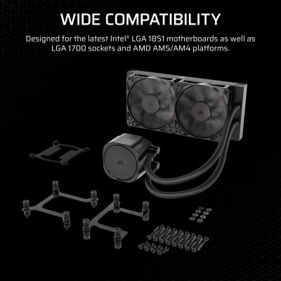 Система жидкостного охлаждения Corsair NAUTILUS 240 (CW-9060088-WW) Винница - изображение 7